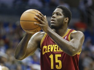 Anthony Bennett con la casacca dei Cleveland Cavaliers.