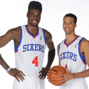 Nerlens Noel eMichael Carter-Williams.