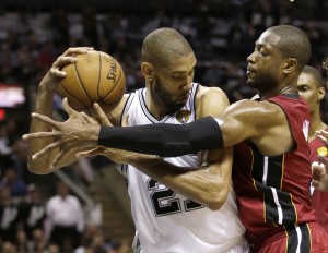 Duncan in azione contro Wade