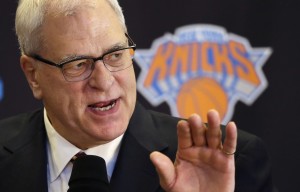 Phil Jackson, James Dolan, executive chairman of the Madison Square Garden Company