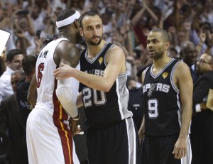 spurs, heat, ginobili, parker, lebron james