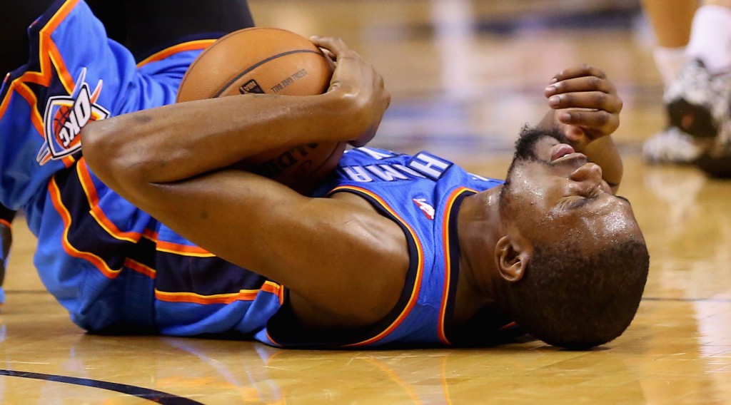 Kevin Durant, MVP della scorsa stagione, Thunder