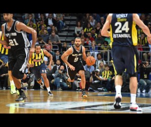 Tony Parker in azione