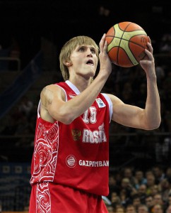 Andrei Kirilenko con la casacca della Russia. Fonte: Christopher Johnson (Flickr)