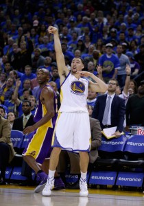 Klay Thompson e il career-high: contro i Lakers sono 41!