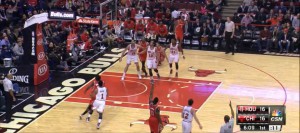 Harden mette la tripla e Beverley va a rimbalzo