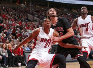 Heat Bulls noah whiteside deng