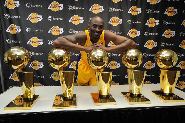 Kobe Bryant e i 5 titoli vinti in carriera