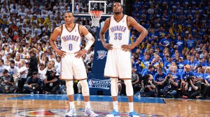 Russel Westbrook e Kevin Durant.
