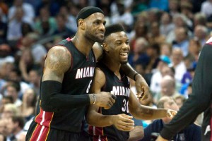 LeBron James e Norris Cole 