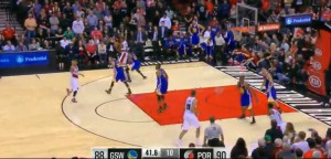 Aldridge riceve per un isolamento in post contro Green