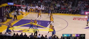 Lee ha il pallone in post