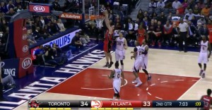 Hansbrough schiaccia