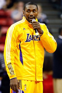 Metta World Peace ai tempi dei Los Angeles Lakers