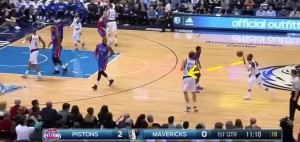 Rondo passa la palla a Nowitzki