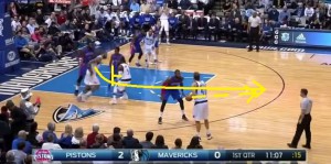 Rondo porta un blocco a Chandler