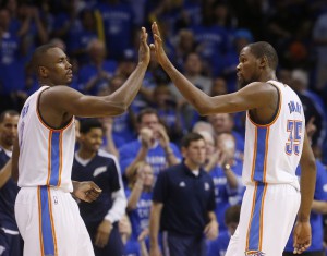 Serge Ibaka, Kevin Durant