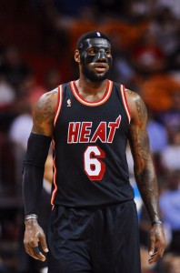 Lebron James quando giocava per i Miami Heat