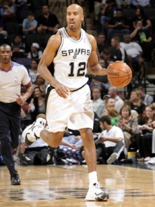 Bruce Bowen con la casacca dei San Antonio Spurs.