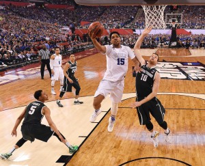 Jahill Okafor in entrata