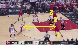 Gortat riceve con spazio