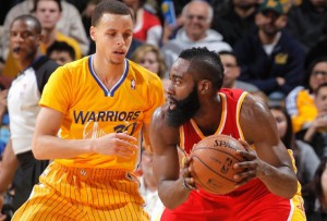 Harden affronta Stephen Curry