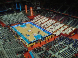 Il Palacio de Deportes di Madrid, la casa del club più vincente in Eurolega, il Real Madrid Baloncesto.