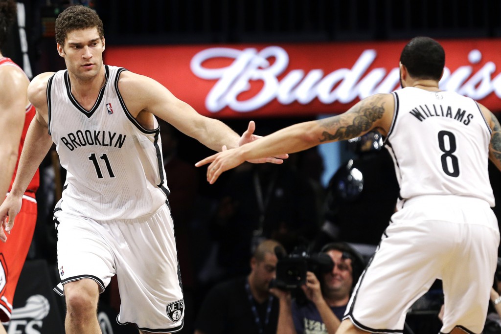 Joakim Noah, Brook Lopez, Deron Williams