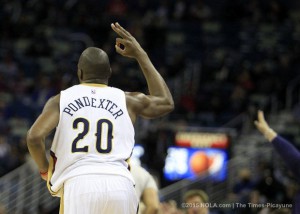 Quincy Pondexter in maglia Pelicans