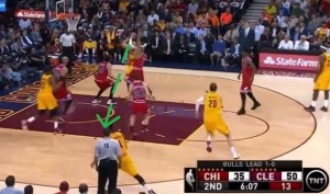 dellavedova scarica per Shumpert