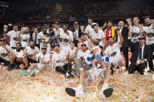 Il Real Madrid, che ha vinto l'ultima edizione dell'Eurolega.