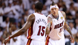Mario Chalmers e Chris Andersen