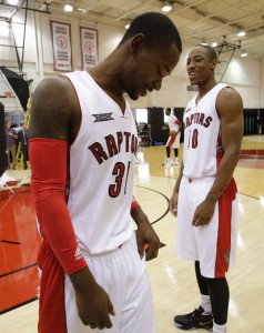 DeMar DeRozan e Terrence Ross, uno dei due sarà scambiato per far posto a Wesley Matthews?