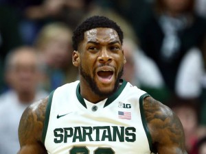 Branden Dawson con la maglia degli Spartans
