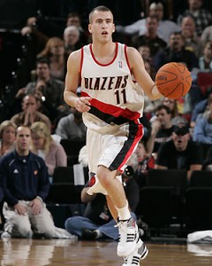 Rodriguez con la maglia di Portland
