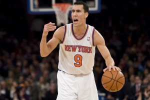 Pablo Prigioni con la maglia dei Knicks