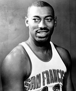 Wilt con la maglia dei Warriors