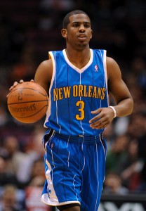 Chris Paul in maglia New Orleans Hornets