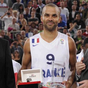 Tony Parker premiato come MVP ad EuroBasket 2013