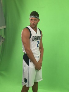 Chandler Parsons scherza al Media Day dei Dallas Mavericks
