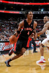Chris Bosh in maglia Raptors nel 2008