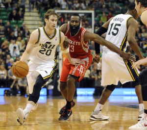 James Harden su Gordon Hayward