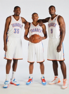 DURANT, WESTBROOK ED IBAKA: I BIG THREE DI OKC