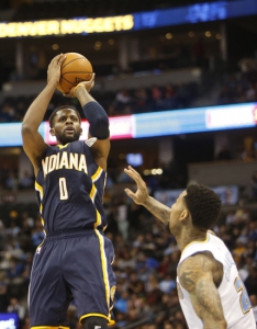 CJ Miles ha chiuso con 8/9 da 3 punti.