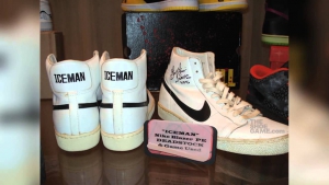 Le scarpe esclusive di "Iceman" George Gervin