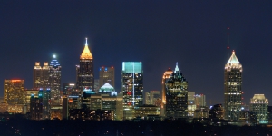Il suggestivo skyline di Atlanta