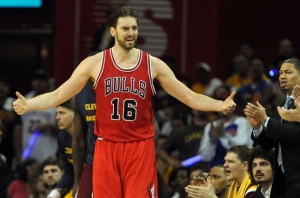 Pau Gasol contro i Cleveland Cavaliers 