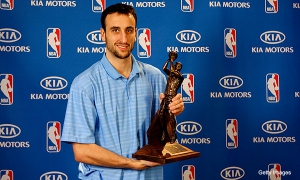 Ginobili six man of the year 2008
