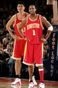 yao ming tracy mcgrady houston rockets 