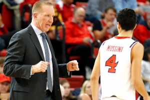Ecco Mussini con il suo allenatore Chris Mullin